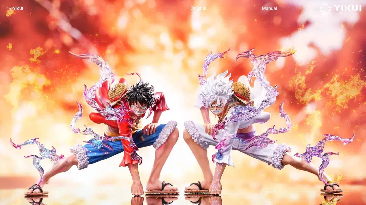 (Spot)LX Luffy & Nikarupi Resin Statues ONEPIECEResin Statues