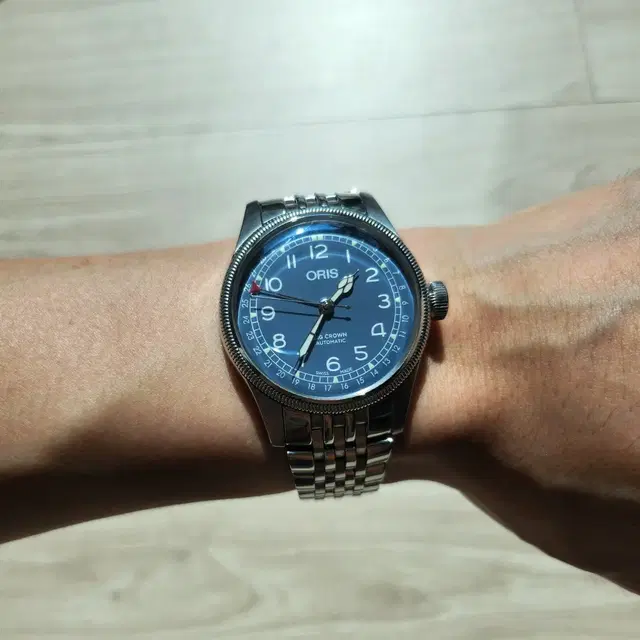 오리스 빅크라운 포인터데이트 40mm 청판 판매