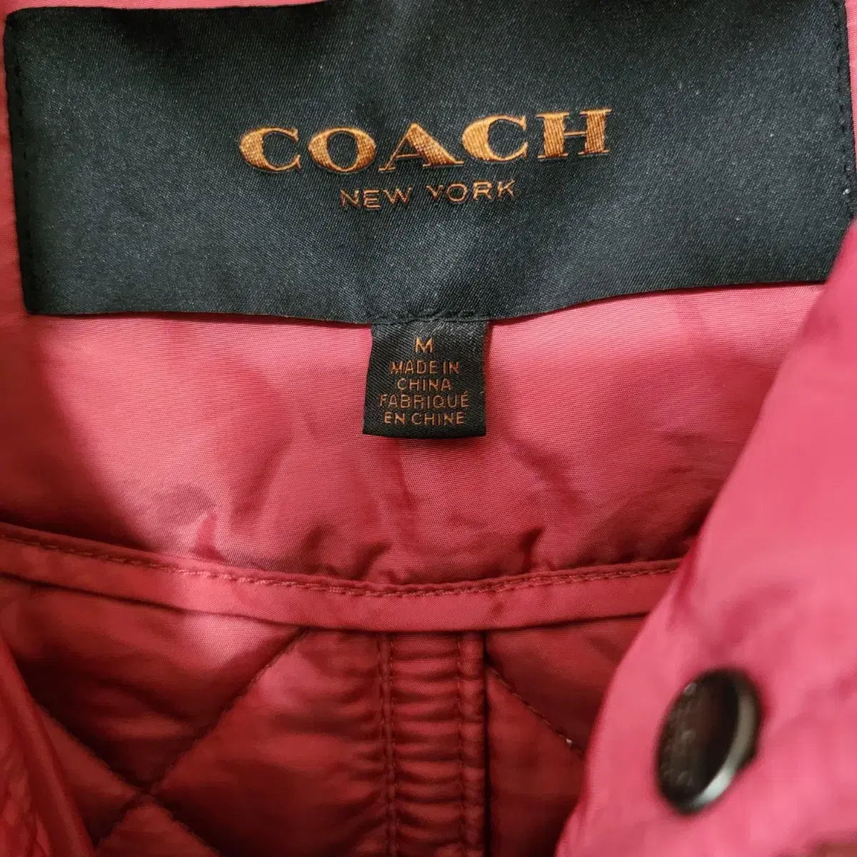 COACH 코치퀼팅자켓 (M