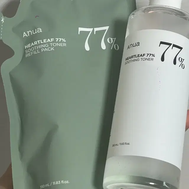 미개봉) 아누아 어성초 77 깐달걀 토너 350mL 리필 기획세트