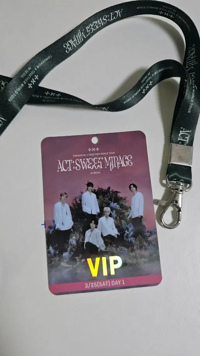 투바투 act 월드투어 인 서울 VIP 카드