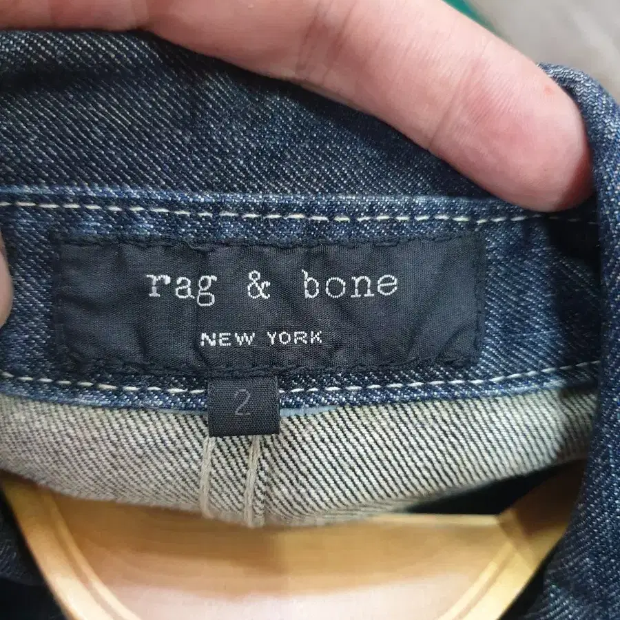 rag & bone 여성 데님 청자켓