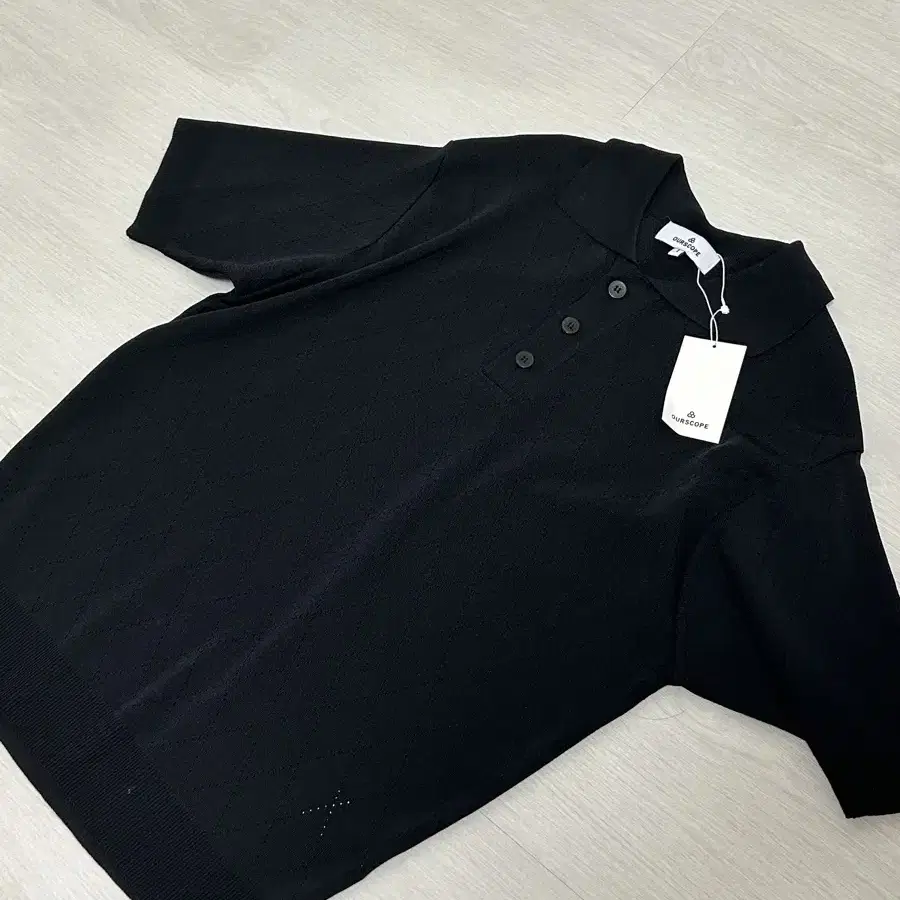 새상품) 아워스코프 Lozenge Half Knit (Black) 1