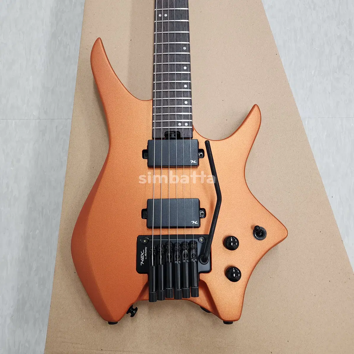 ギター HEX Guitars N500 llic Coral Orange new】HEX Guitars / N500 Metallic Coral Orange – Bass Shop Geek IN Box