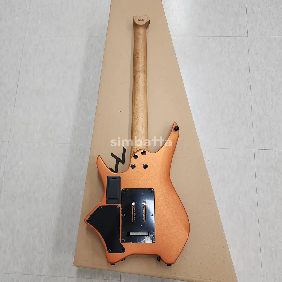 Hex Headed Electric Guitar N500 Metallic Coral Orange #헥스일렉