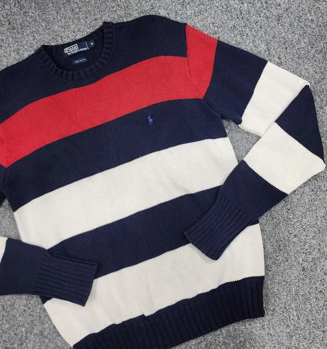 Polo Ralph Lauren Colorblocked Dangara Knit M