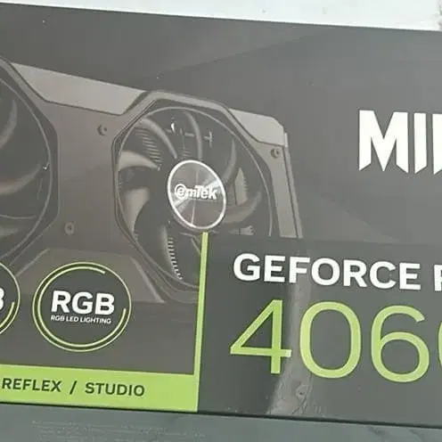 이엠텍 지포스 RTX 4060 MIRACLE BLACK D6 8GB