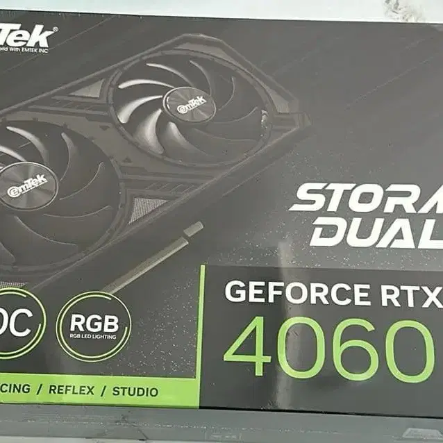 이엠텍 지포스 RTX 4060 STORM X Dual OC D6 8GB