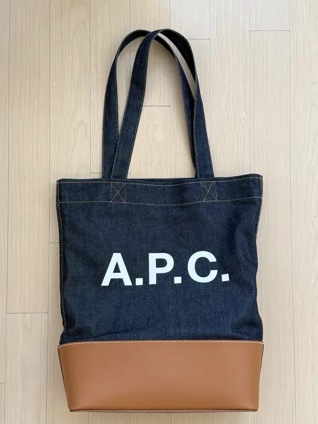 아페쎄 apc 악셀 데님 토트백 (큰사이즈)