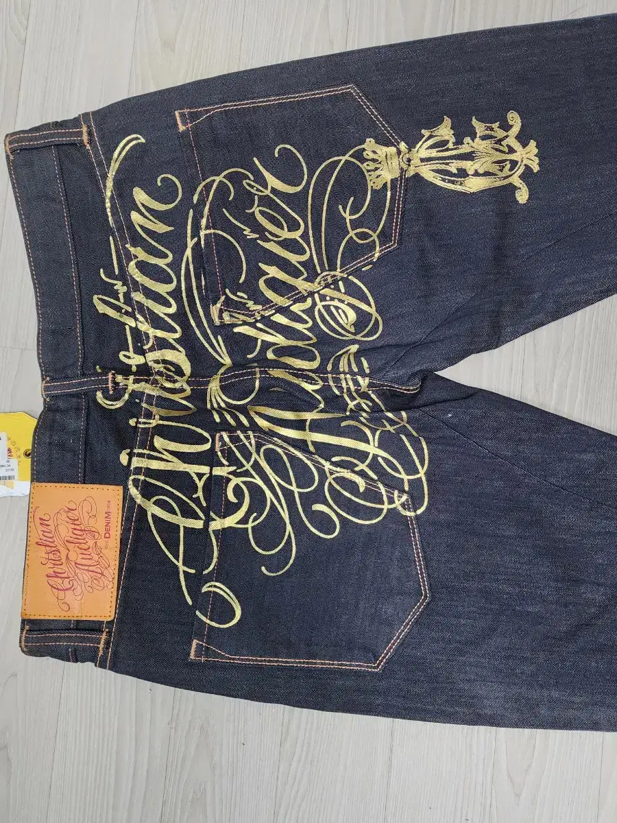 CHRISTIAN AUDIGIER 금장 프린트 데님!