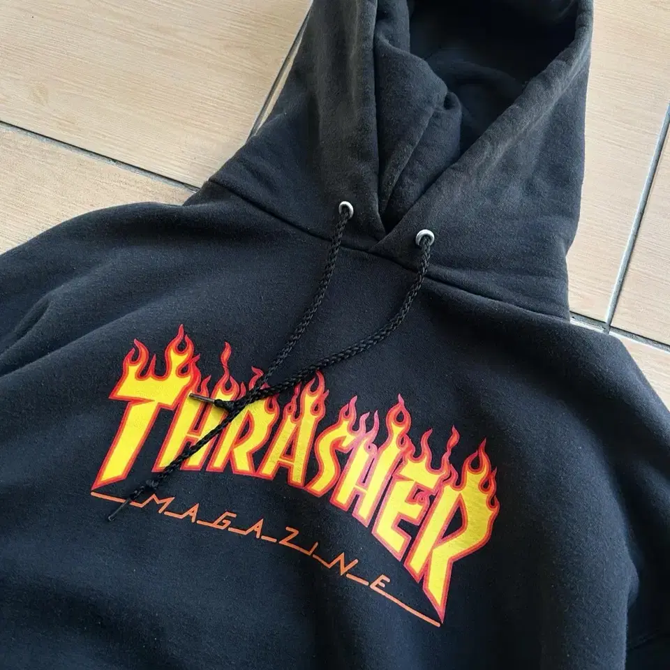 Thrasher flame hoodie