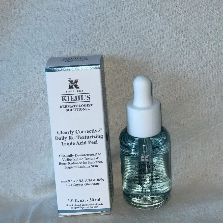 키엘 투명 필링 에센스 30ml 새상품