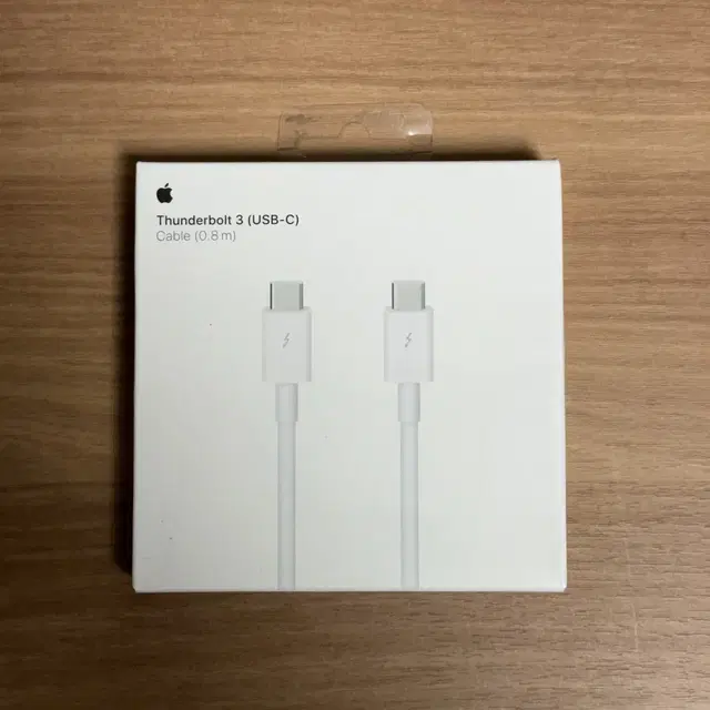 애플 정품 썬더볼트 3(USB-C) 케이블 0.8m팝니다.