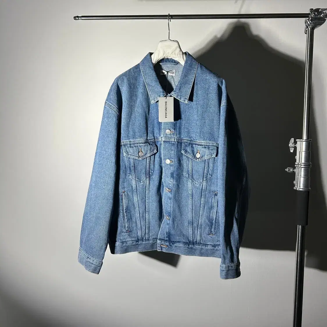 [UTC]Balenciaga Language Over Denim Jacket