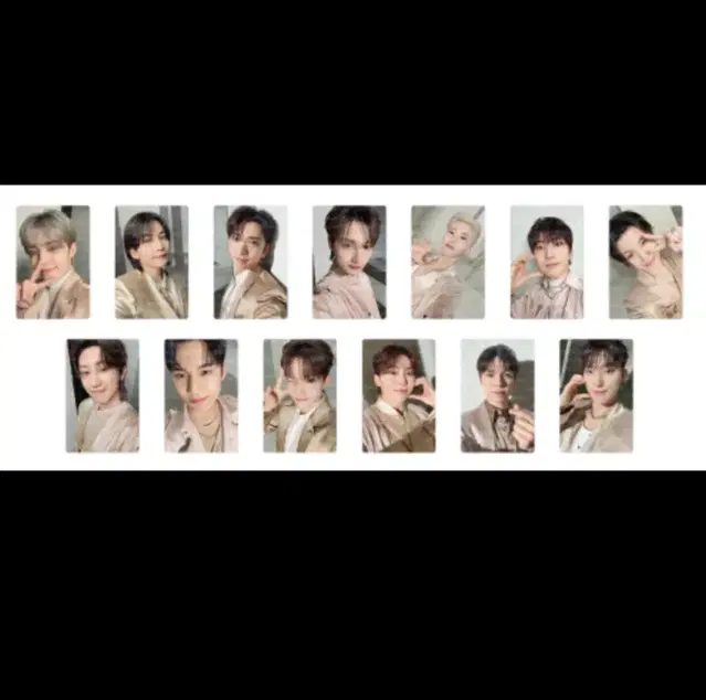 세븐틴 고양콘 MD 후드집업 포카 13set