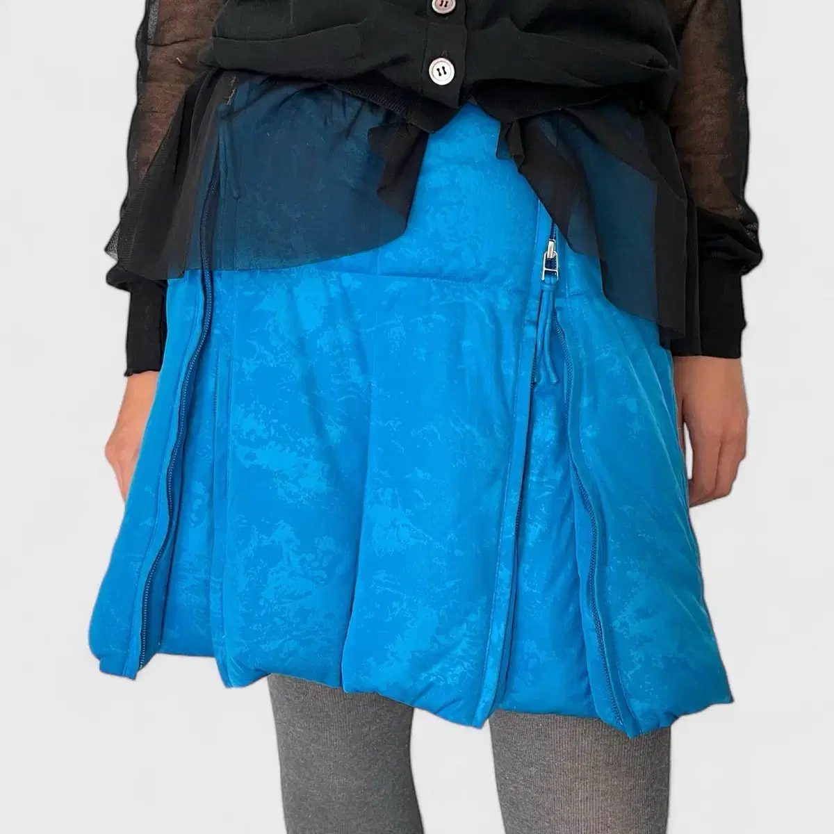 Issey Miyake padded skirt