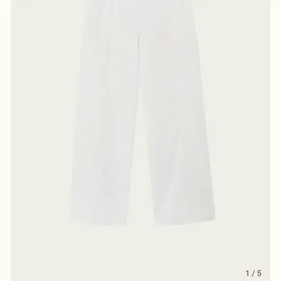 리본빛 ribbonbit Della Cotton Pants - White