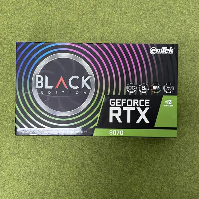 BLACK GEFORCE RTX 3070 8GB