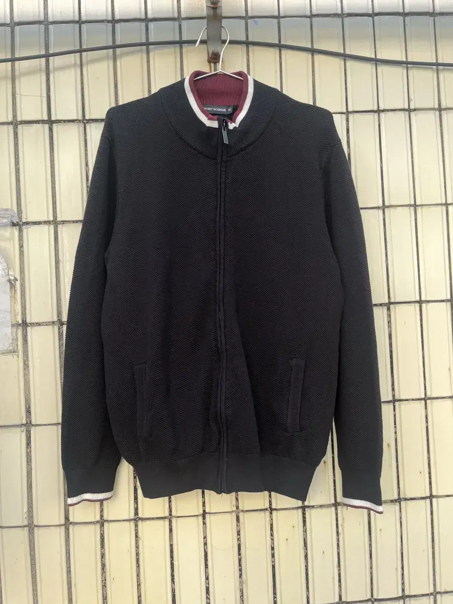 Emporio Armani Knitted zip-up jacket Armani