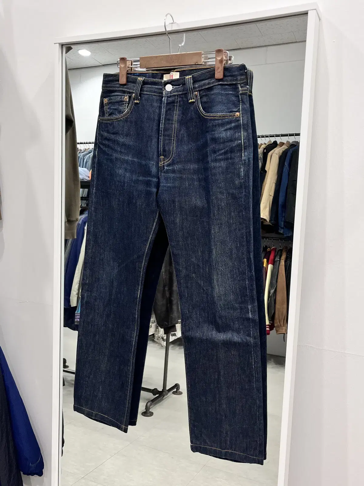 Levis 리바이스 501 인디고 데님 팬츠 (30inch)