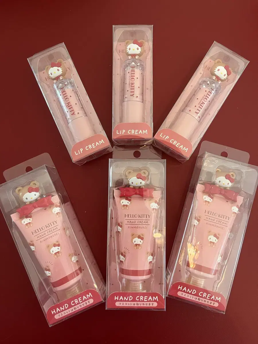 Sanrio's new genuine Kumamochi Kitty lip balm & hand cream