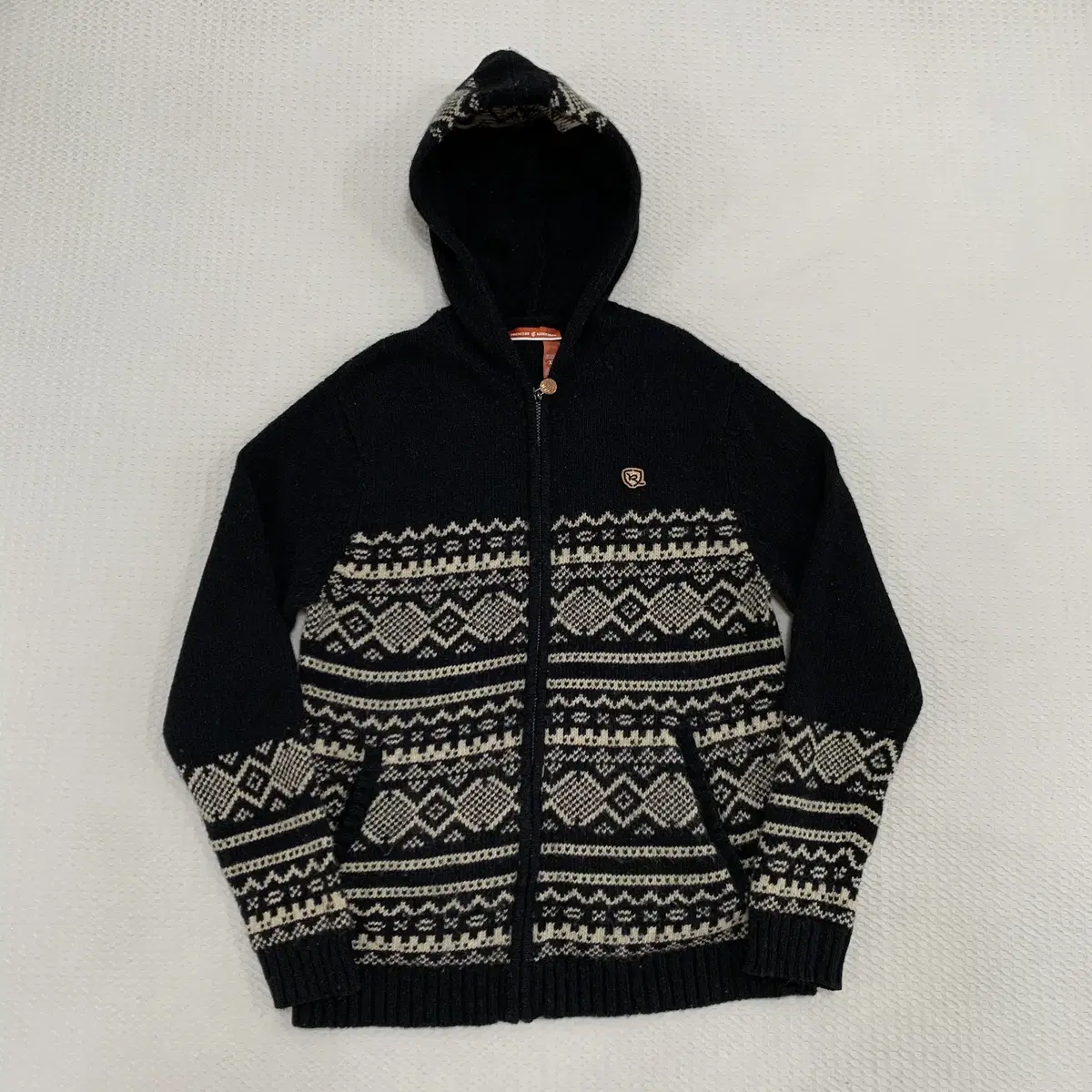 [M]Locaware Old School Knit Hoodie (A5-11-175)