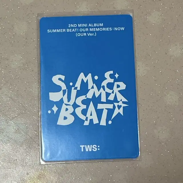 투어스 한진 썸머비트 아워버전 포카 양도 summer beat our