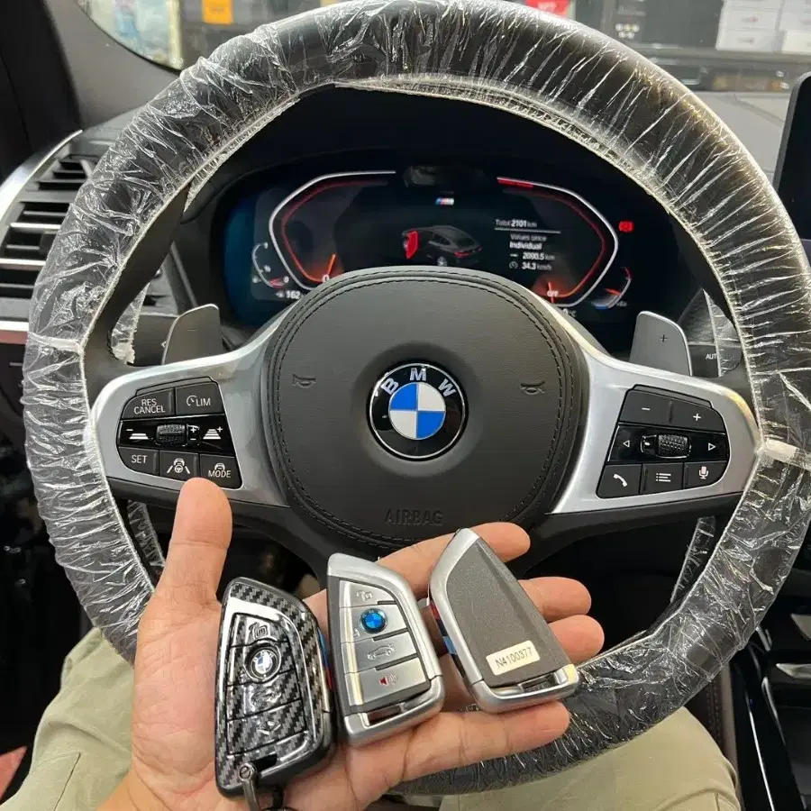 BMW G바디 원격시동 차키분실복사