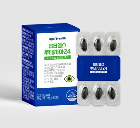 옵티헬스 루테지아24 300mg x 30캡슐 x3BOX