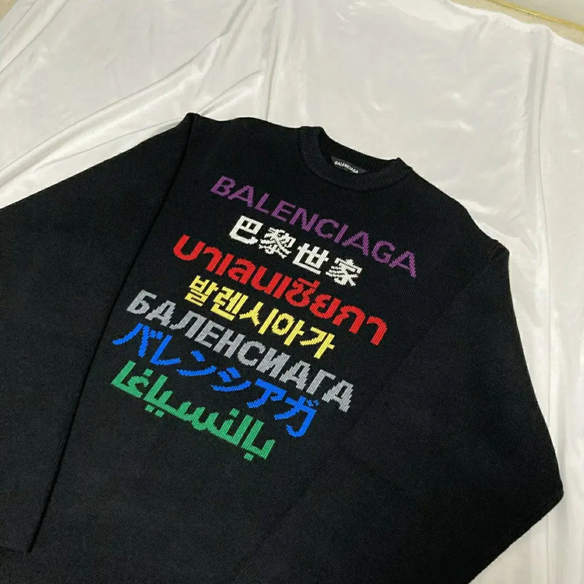 [size M]Balenciaga Language Knit