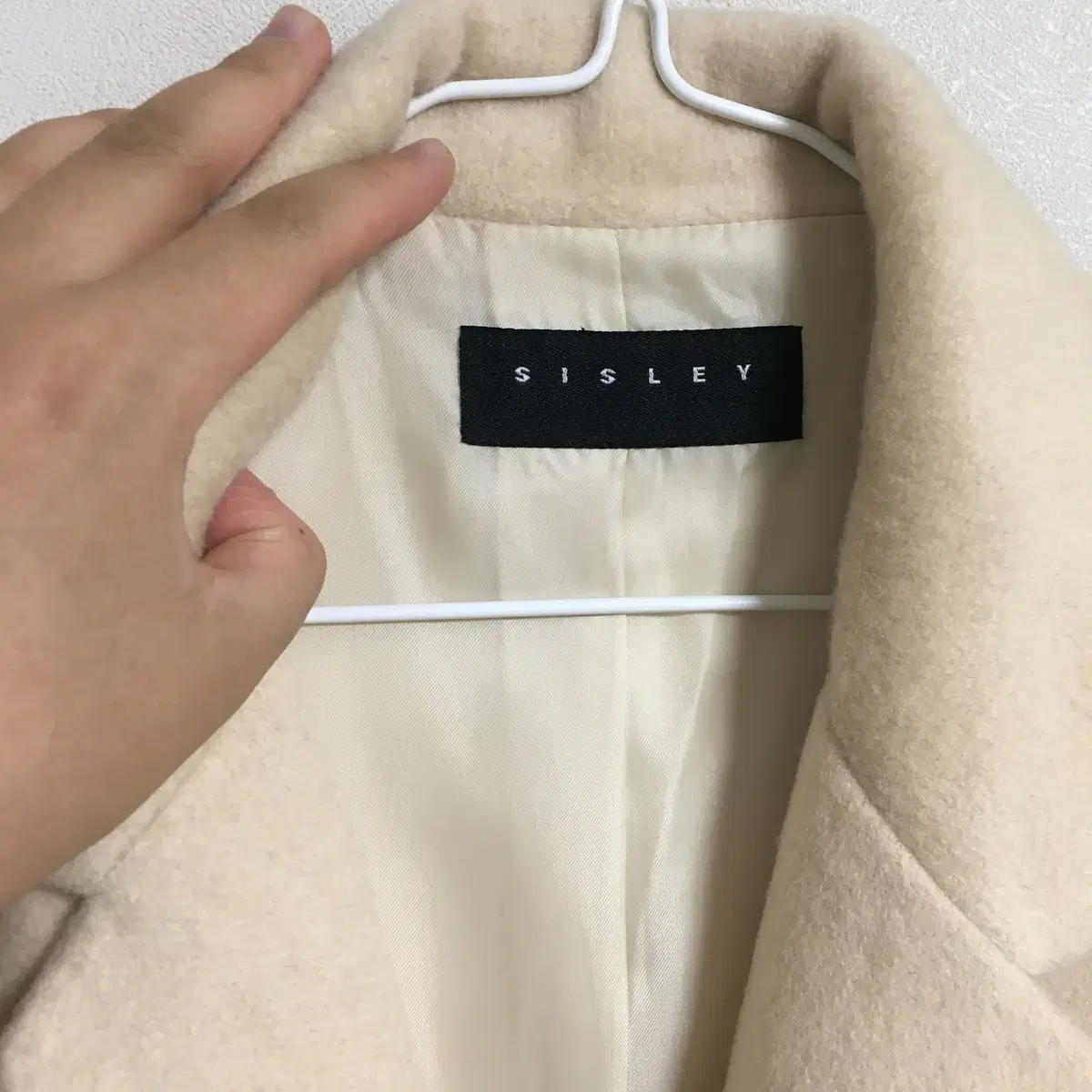 SISLEY 시슬리 캐시미어 울 코트 66