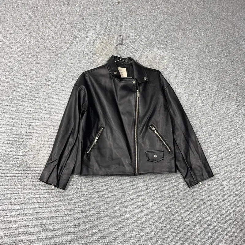 Women's Casual Side Zip Faux Leather Jacket FREE