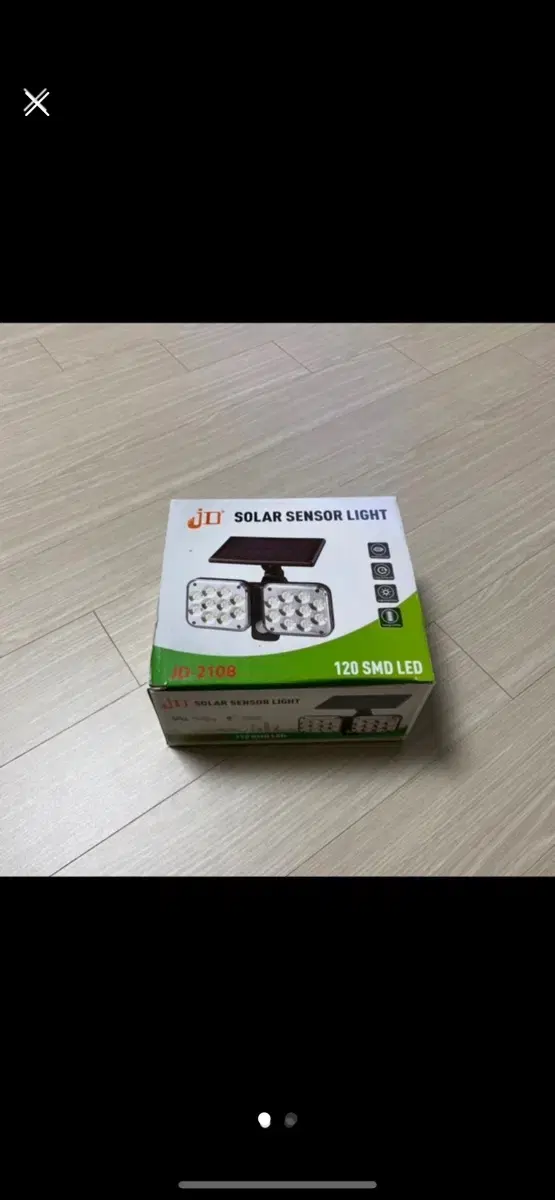 새상품 : JD 120 SMD LED  솔라센서등