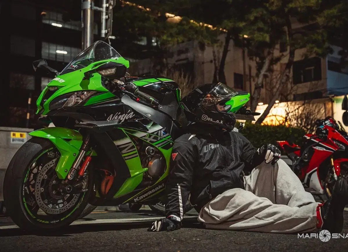 가와사키 닌자 2017 Zx10r 오스틴 숏관 풀배기