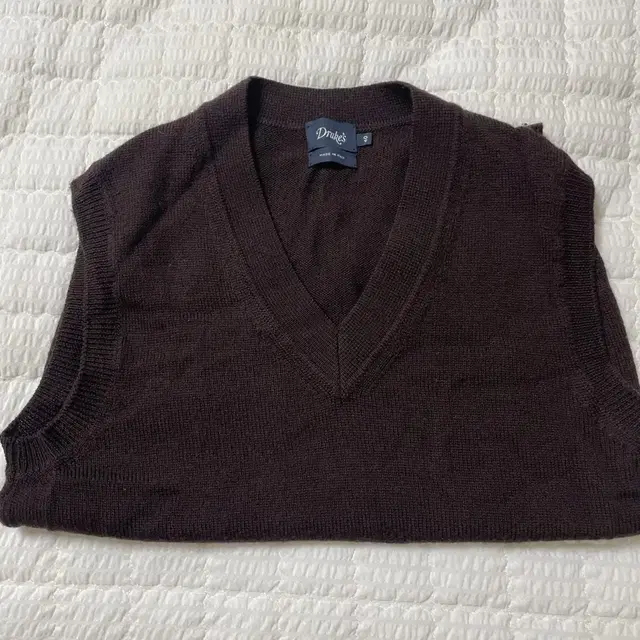 드레익스 Merino Wool Knitted Vest brown 40