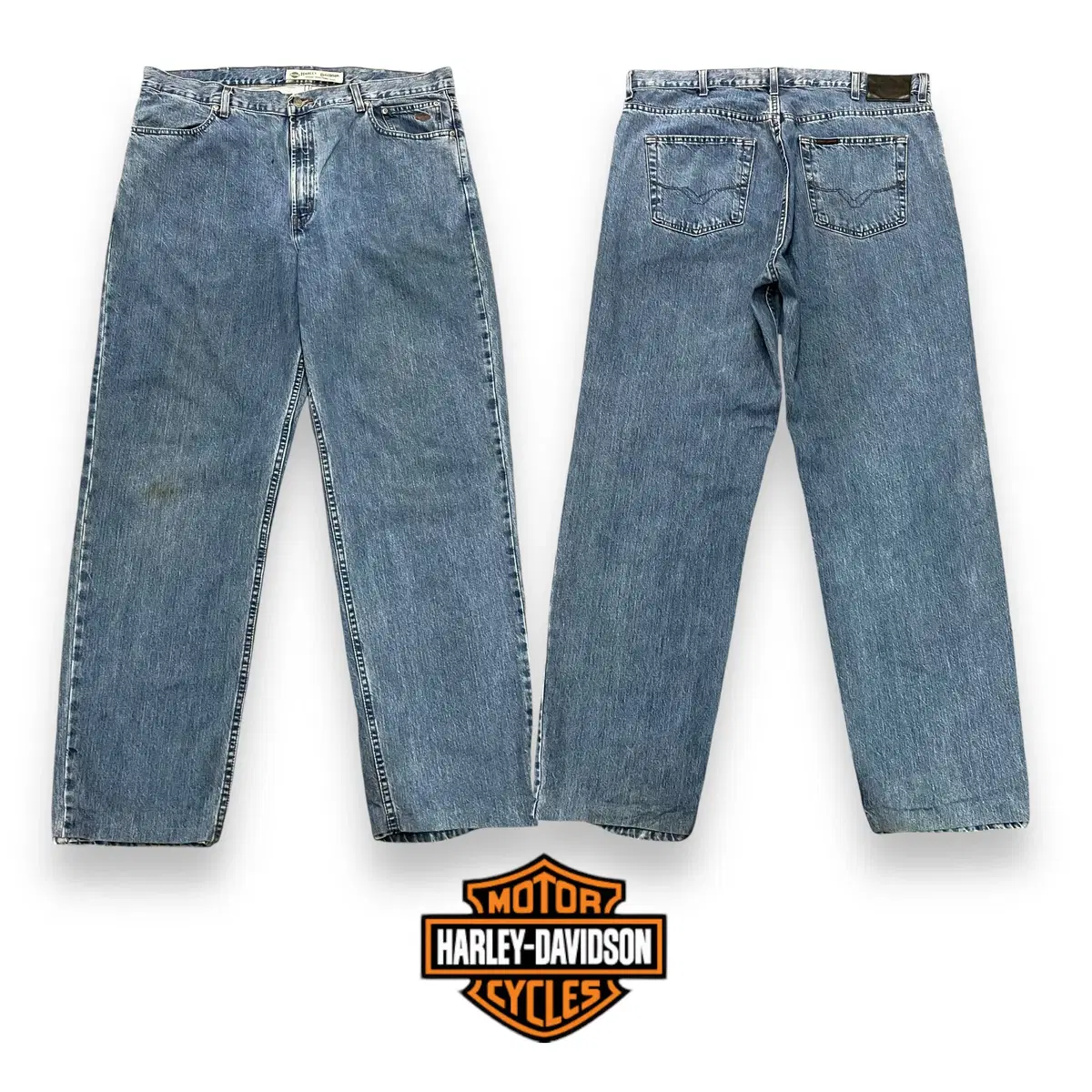 Harley-Davidson Wide-leg Denim Pants