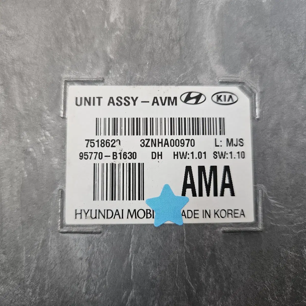 G80 2018년 AVM 어라운드뷰 모니터링 95770-B1630