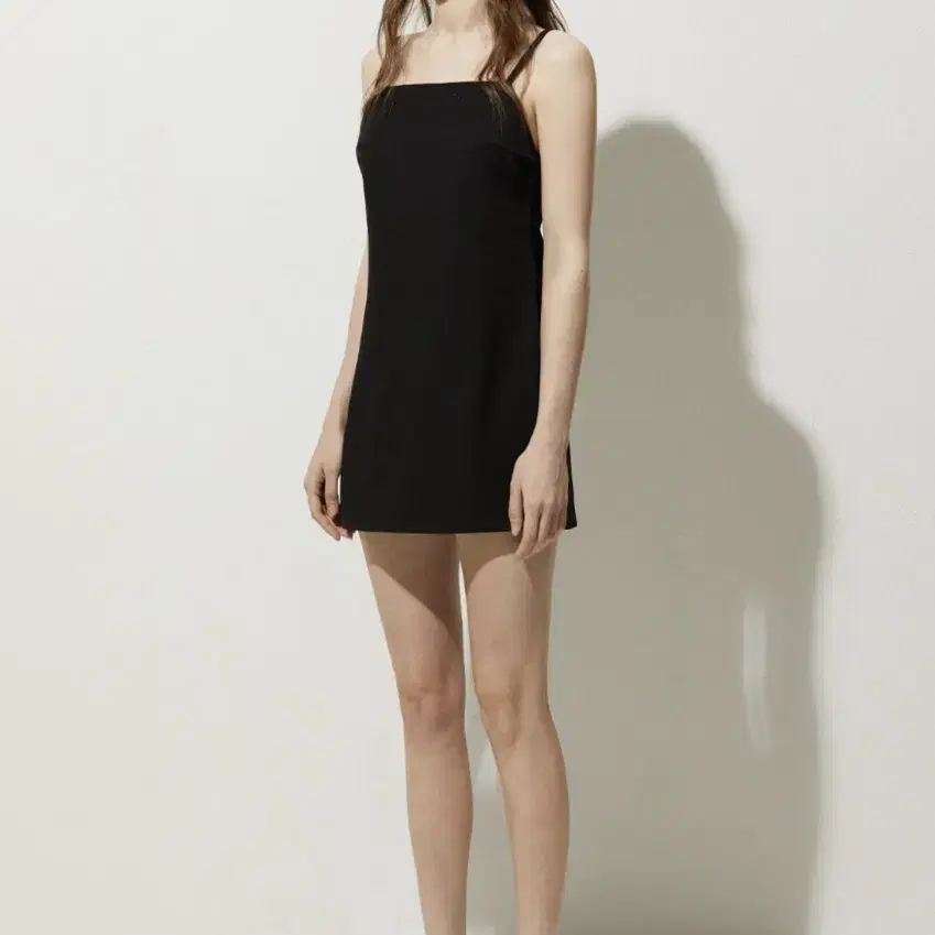 레이디볼륨 mini a-line dress (블랙 S)