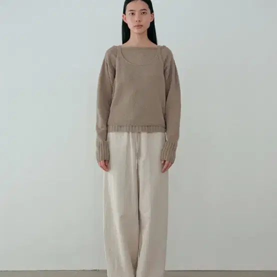 모이아 시드 가디건 카키 seed cardigan (pale khaki)