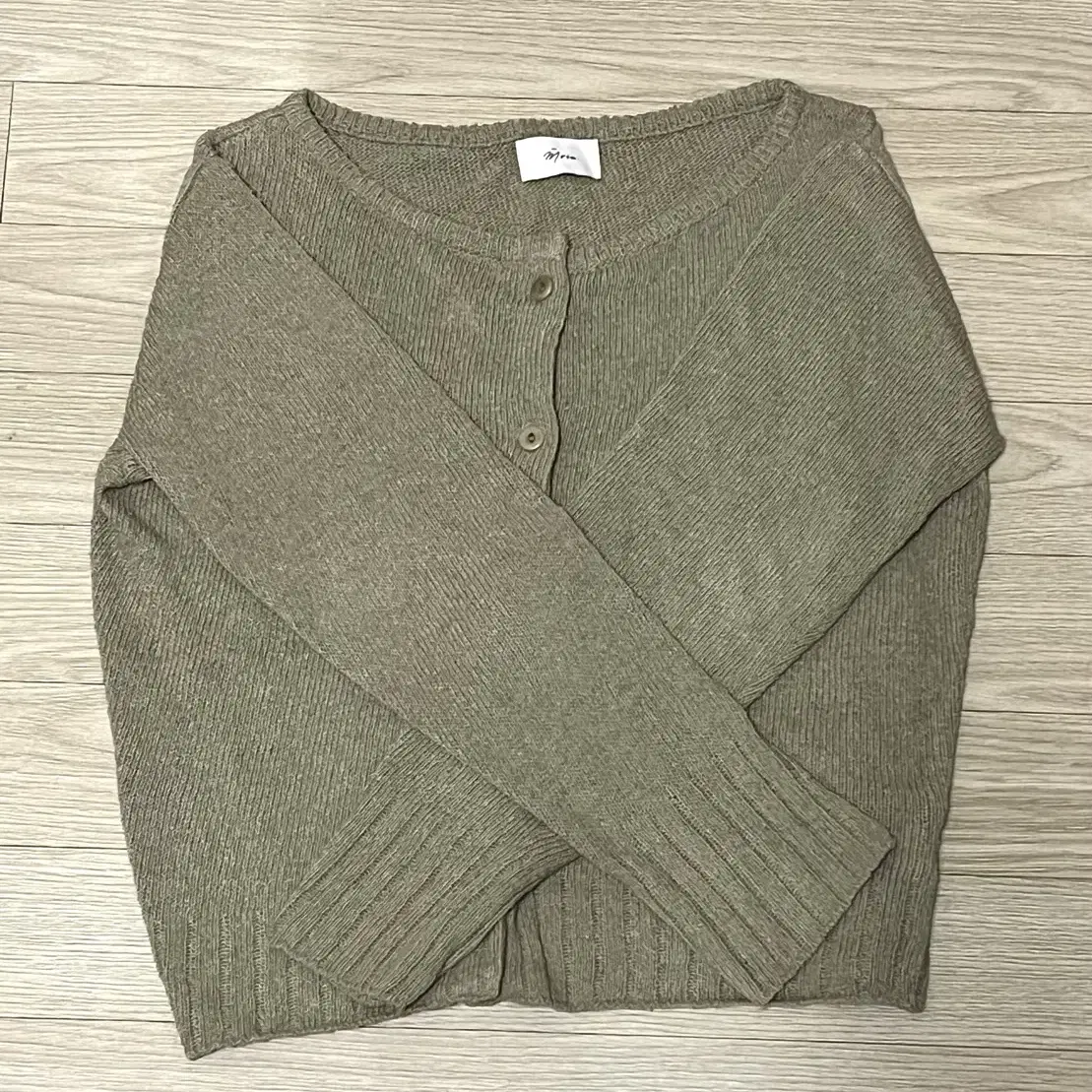 모이아 시드 가디건 카키 seed cardigan (pale khaki)