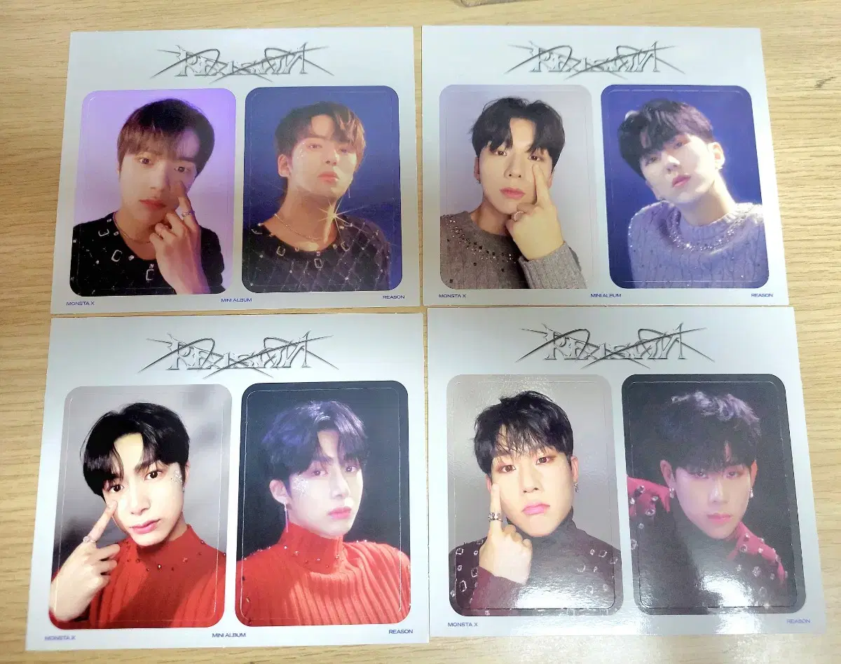 Monsta x reason photocard bulk wts