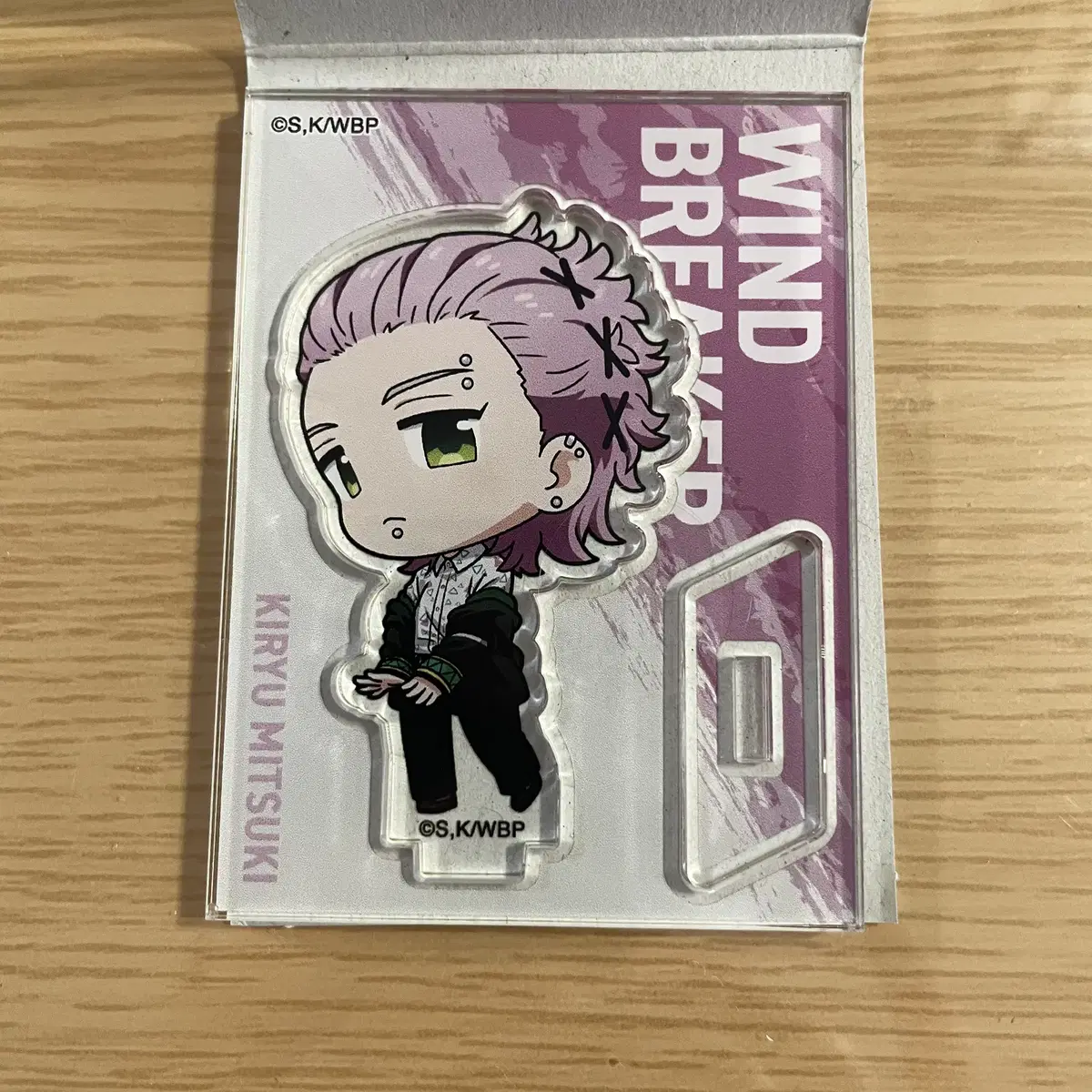 Windbreaker Winbre Grand Rally pop up acrylic stand