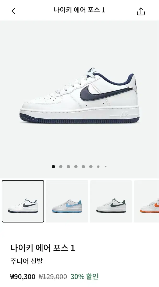 Nike Air Force 1 Midnight Navy