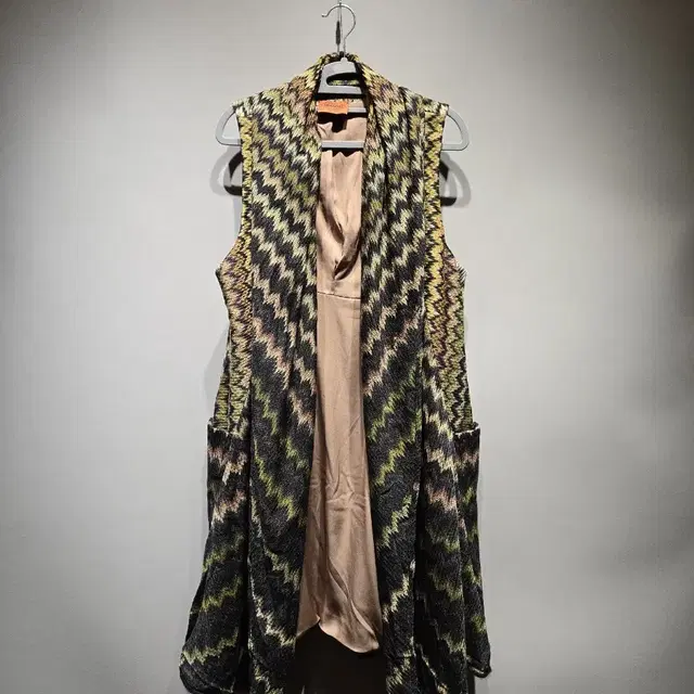 MISSONI 미쏘니 여성 울혼방 숄 롱 가디건 88-170 미소니