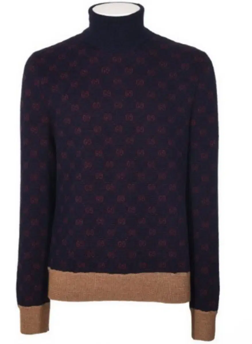 (Gently Used, L) Gucci Patterned Turtleneck Knit