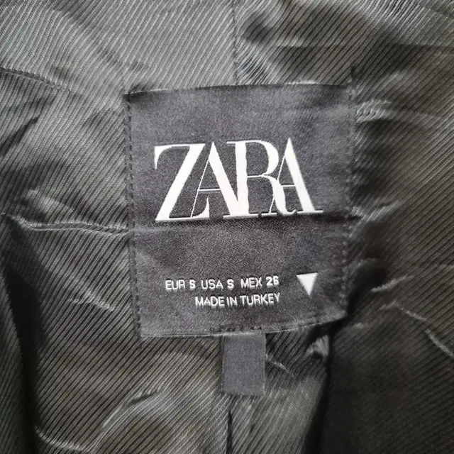 [여성55 size] ZARA 자라 체크 더블 자켓