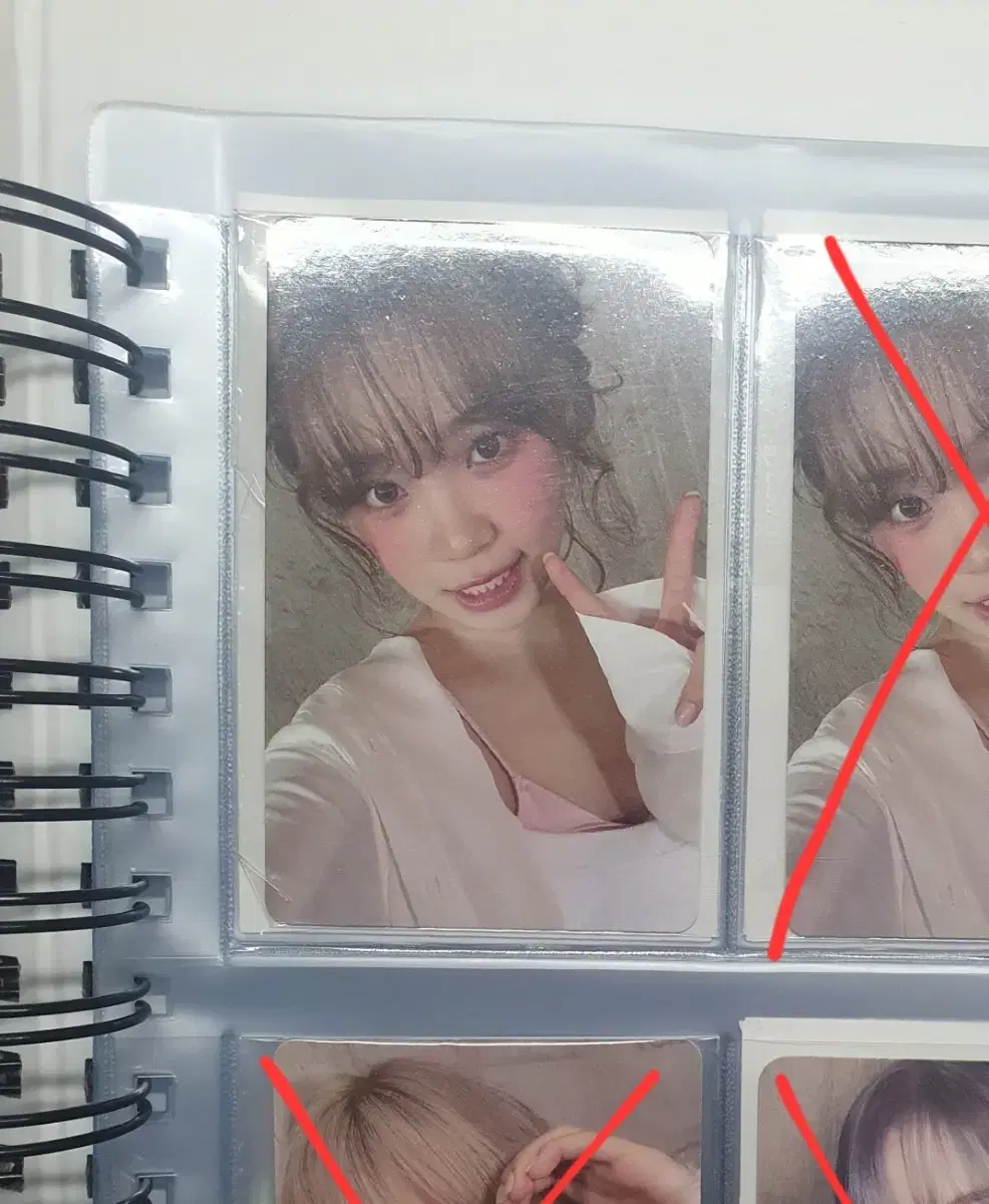 Unreleased photocard le sserafim kim chaewon e.ji photocard