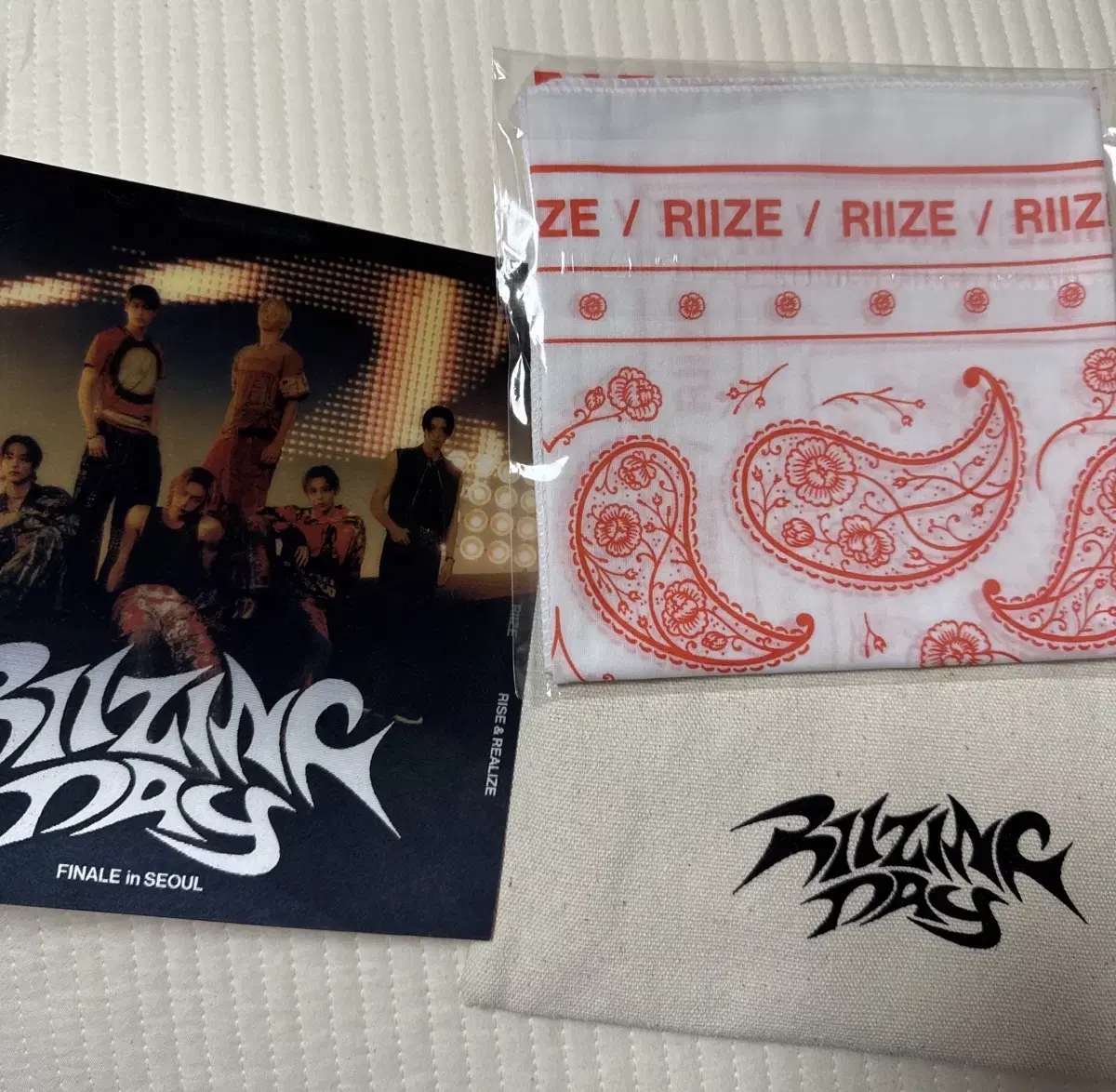 Rize Fan Con Rising Day Eco Bag sell (Eco Bag, Handkerchief, Palm Flat)Limited