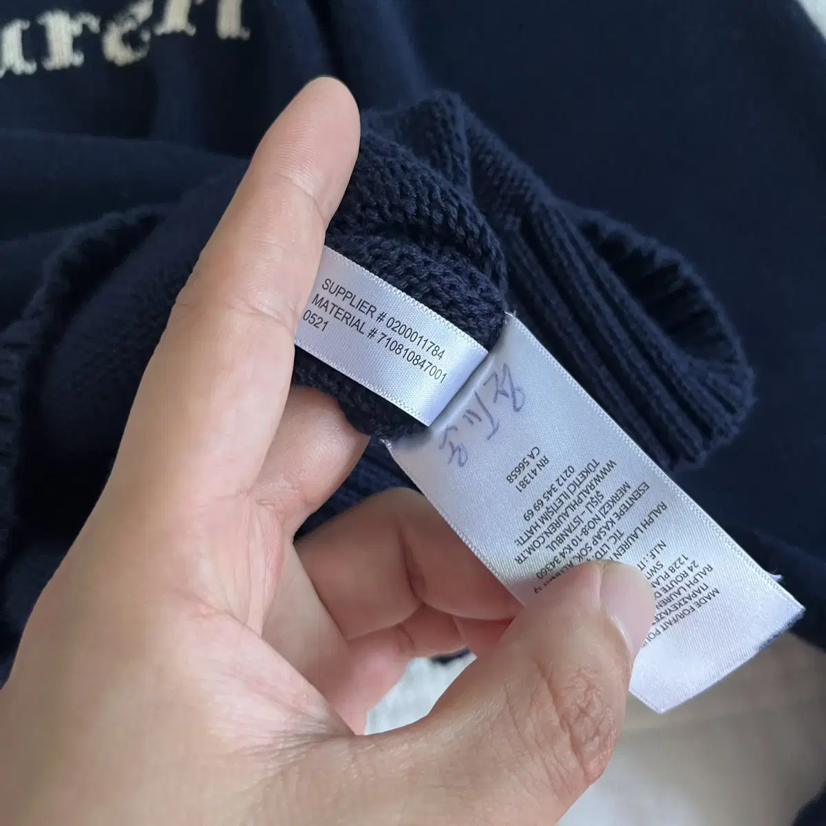 POLO RALPH LAUREN original logo  knit