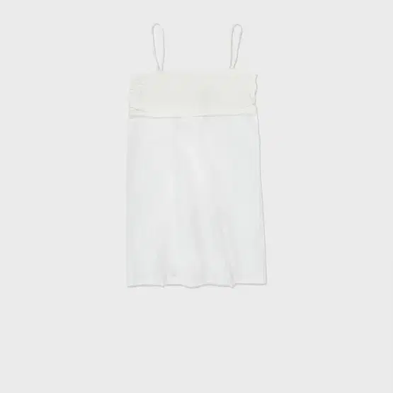 로우클래식  COTTON SLEEVELESS TOP_WHITE